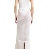 Brandon Maxwell Dahlia Knit Bodysuit - Vermillion