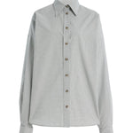 Brandon Maxwell Harvey Boyfriend Shirt - Vermillion