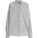Brandon Maxwell Harvey Boyfriend Shirt - Vermillion