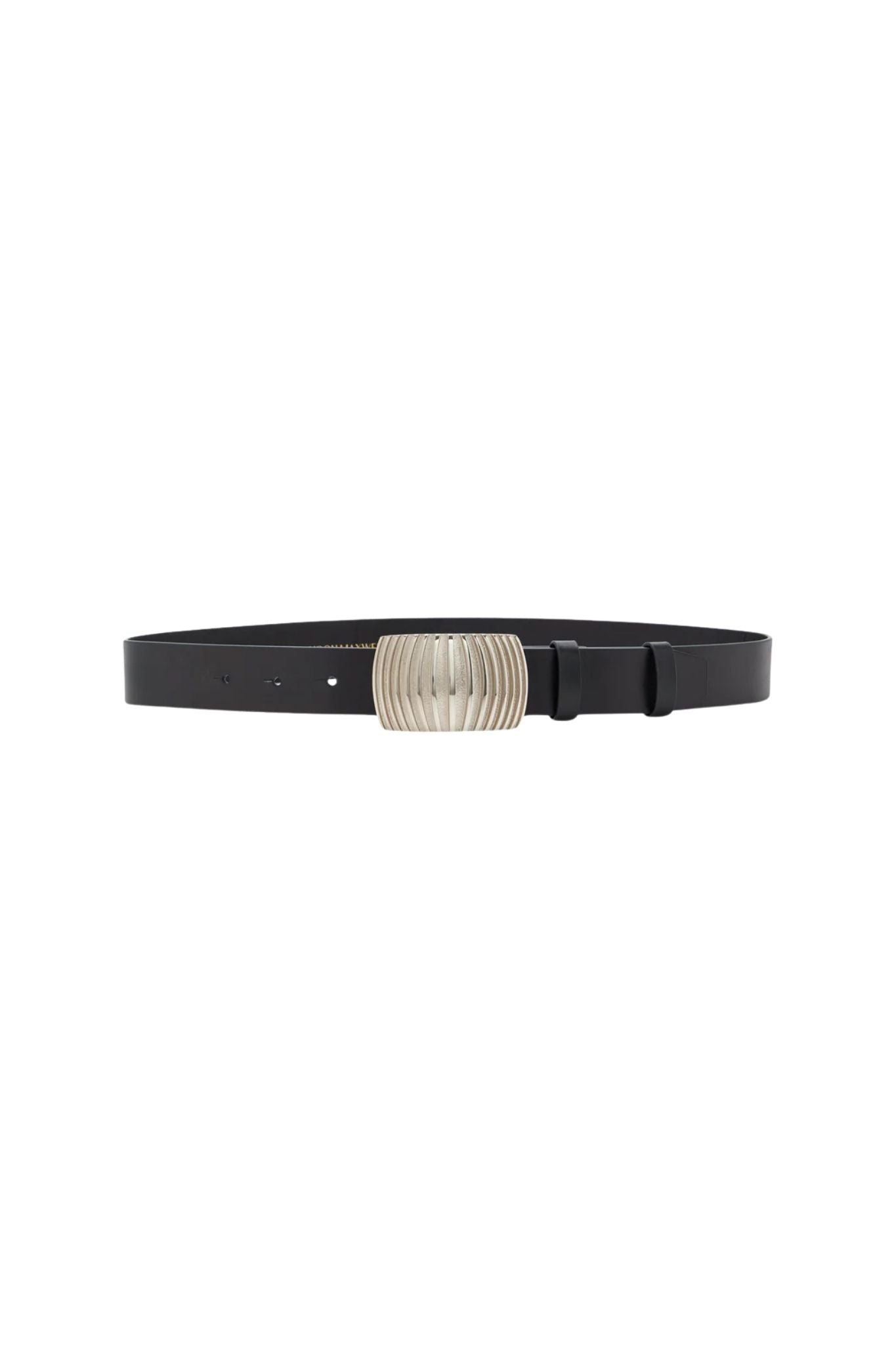 Brandon Maxwell Hollis Belt - Vermillion