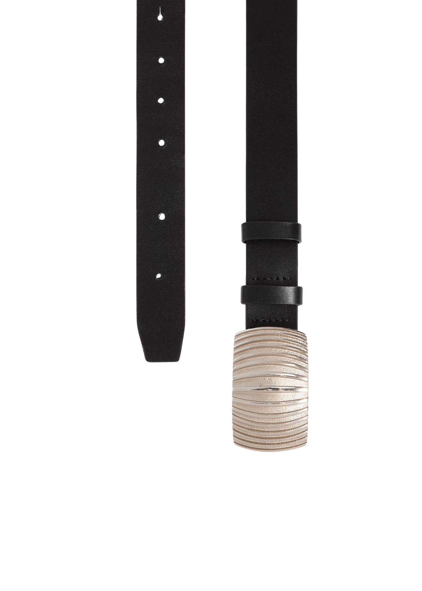 Brandon Maxwell Hollis Belt - Vermillion