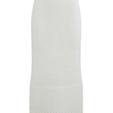 Brandon Maxwell Iris Knit Skirt - Vermillion