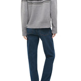 Brandon Maxwell Joanna Classic Crew Neck Knit Sweater - Vermillion