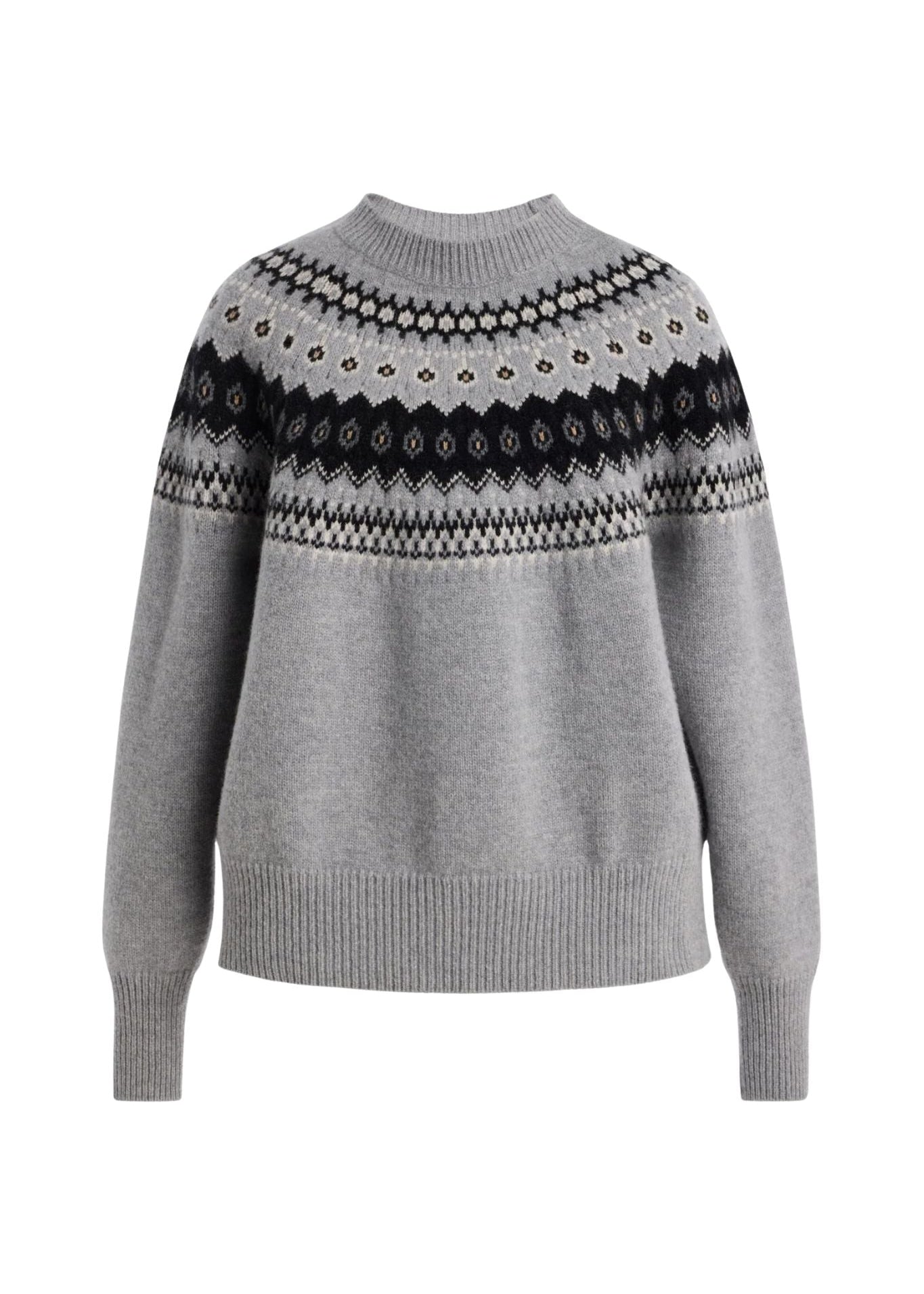 Brandon Maxwell Joanna Classic Crew Neck Knit Sweater - Vermillion