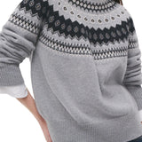 Brandon Maxwell Joanna Classic Crew Neck Knit Sweater - Vermillion