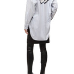 Brandon Maxwell Keegan Relaxed Boyfriend Button Up - Vermillion