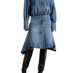 Brandon Maxwell Leland Shirt - Vermillion