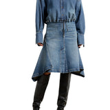 Brandon Maxwell Leland Shirt - Vermillion