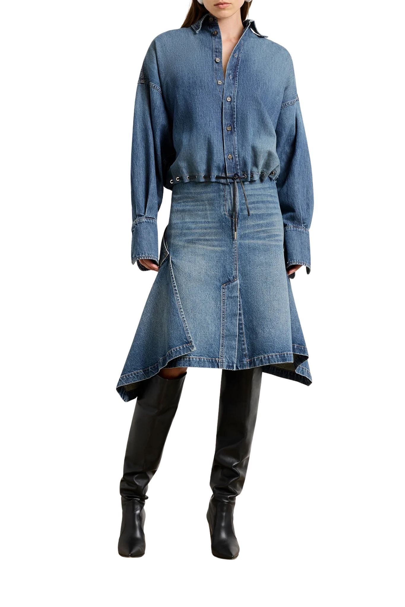 Brandon Maxwell Leland Shirt - Vermillion