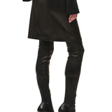 Brandon Maxwell Lex Classic Pencil Skirt w/ Belt Loops - Vermillion