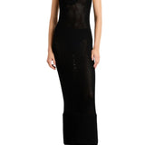 Brandon Maxwell Lou Lou Knit Dress - Vermillion