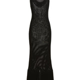 Brandon Maxwell Lou Lou Knit Dress - Vermillion