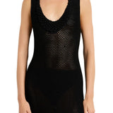 Brandon Maxwell Lou Lou Knit Dress - Vermillion