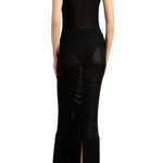 Brandon Maxwell Lou Lou Knit Dress - Vermillion