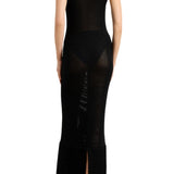 Brandon Maxwell Lou Lou Knit Dress - Vermillion