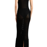 Brandon Maxwell Lou Lou Knit Dress - Vermillion