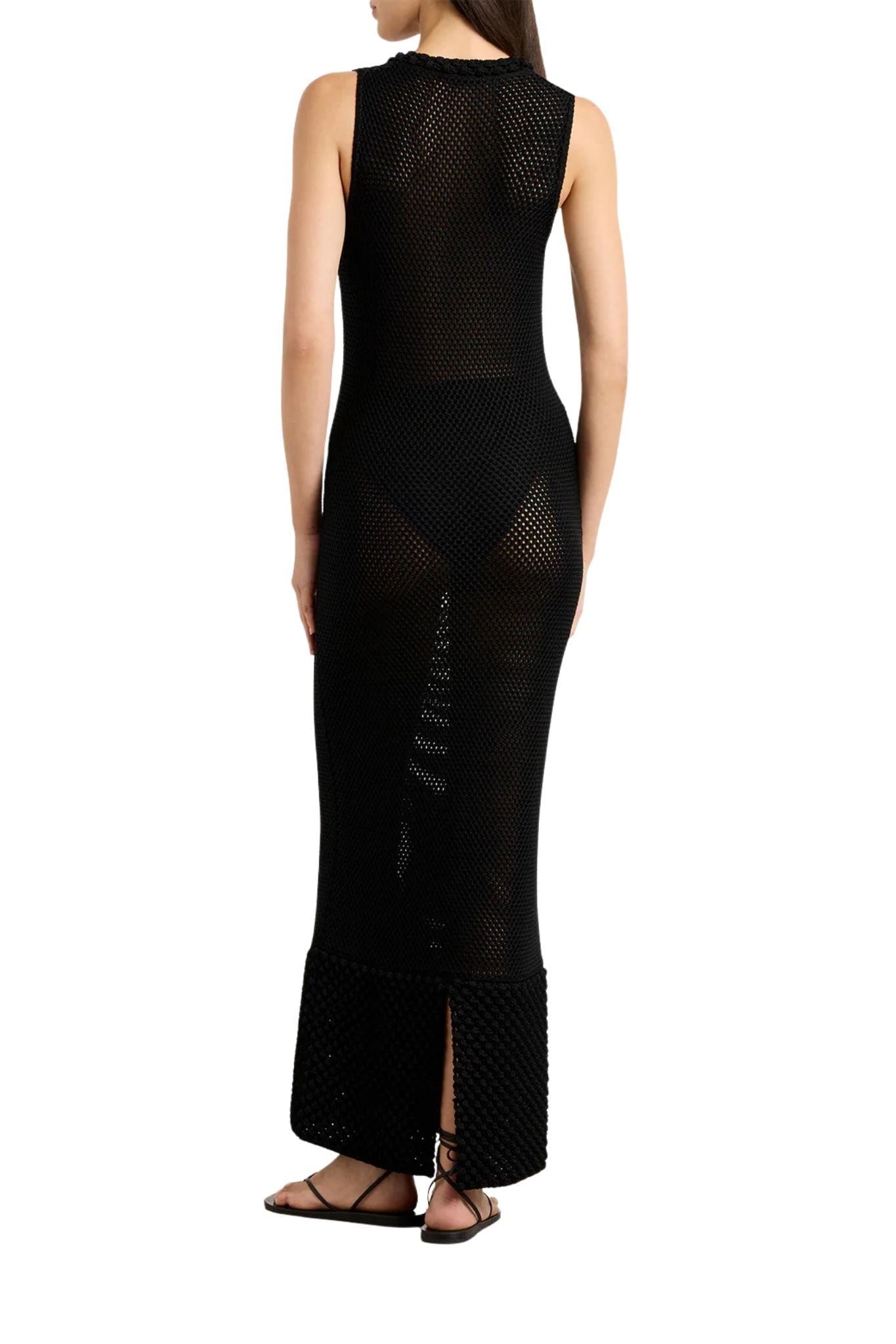 Brandon Maxwell Lou Lou Knit Dress - Vermillion