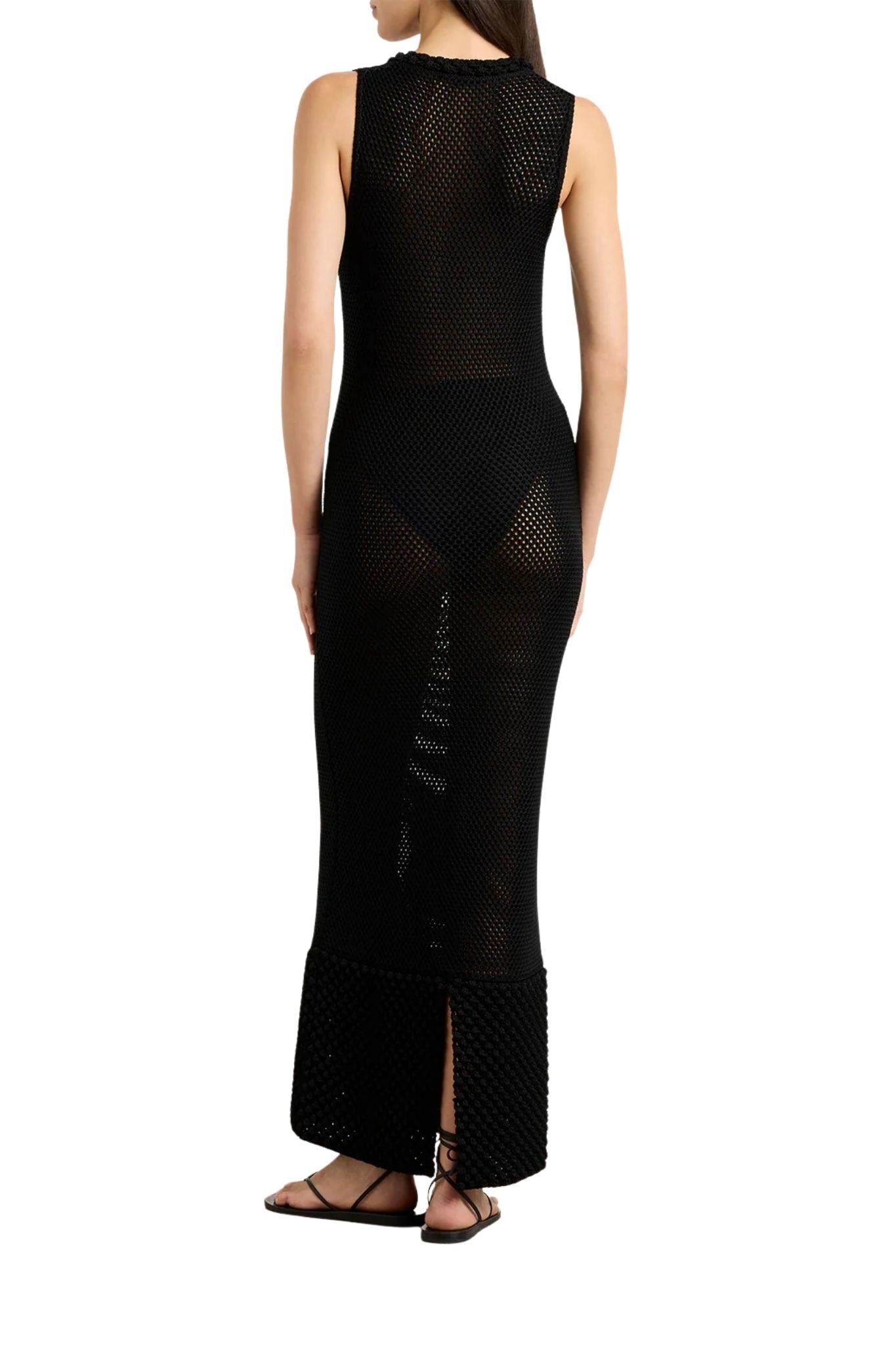 Brandon Maxwell Lou Lou Knit Dress - Vermillion