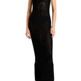 Brandon Maxwell Lou Lou Knit Dress - Vermillion