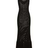 Brandon Maxwell Lou Lou Knit Dress - Vermillion