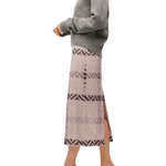 Brandon Maxwell Maris Cashmere English Rib Sweater w/ V-neck - Vermillion