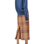 Brandon Maxwell Maris Cashmere English Rib V-neck Sweater - Vermillion