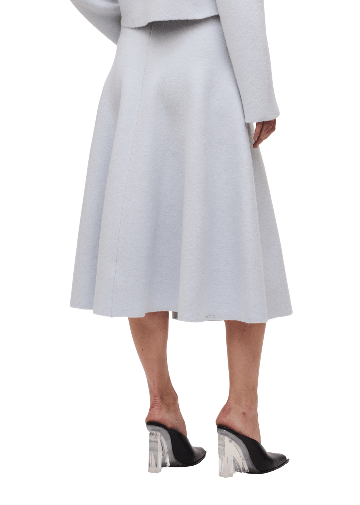 Brandon Maxwell Miller Structured Knit Skirt - Vermillion