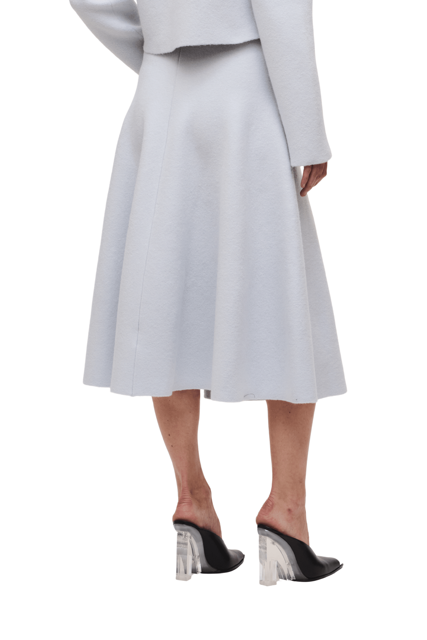 Brandon Maxwell Miller Structured Knit Skirt - Vermillion