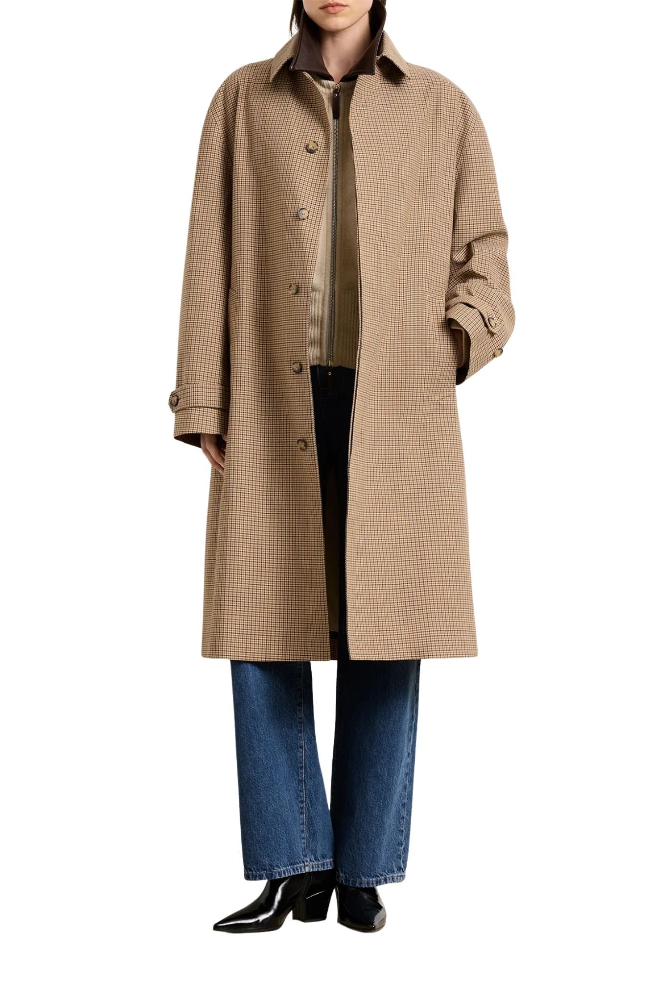 Brandon Maxwell Quinn Driving Coat - Vermillion