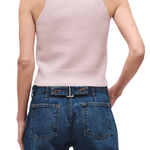 Brandon Maxwell Reese V-Neck Knit Tank - Vermillion