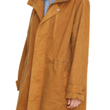 Brandon Maxwell Ripley Cinched Waist Parka - Vermillion