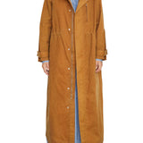 Brandon Maxwell Ripley Cinched Waist Parka - Vermillion