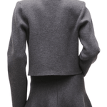 Brandon Maxwell Ryder Knit Jacket - Vermillion