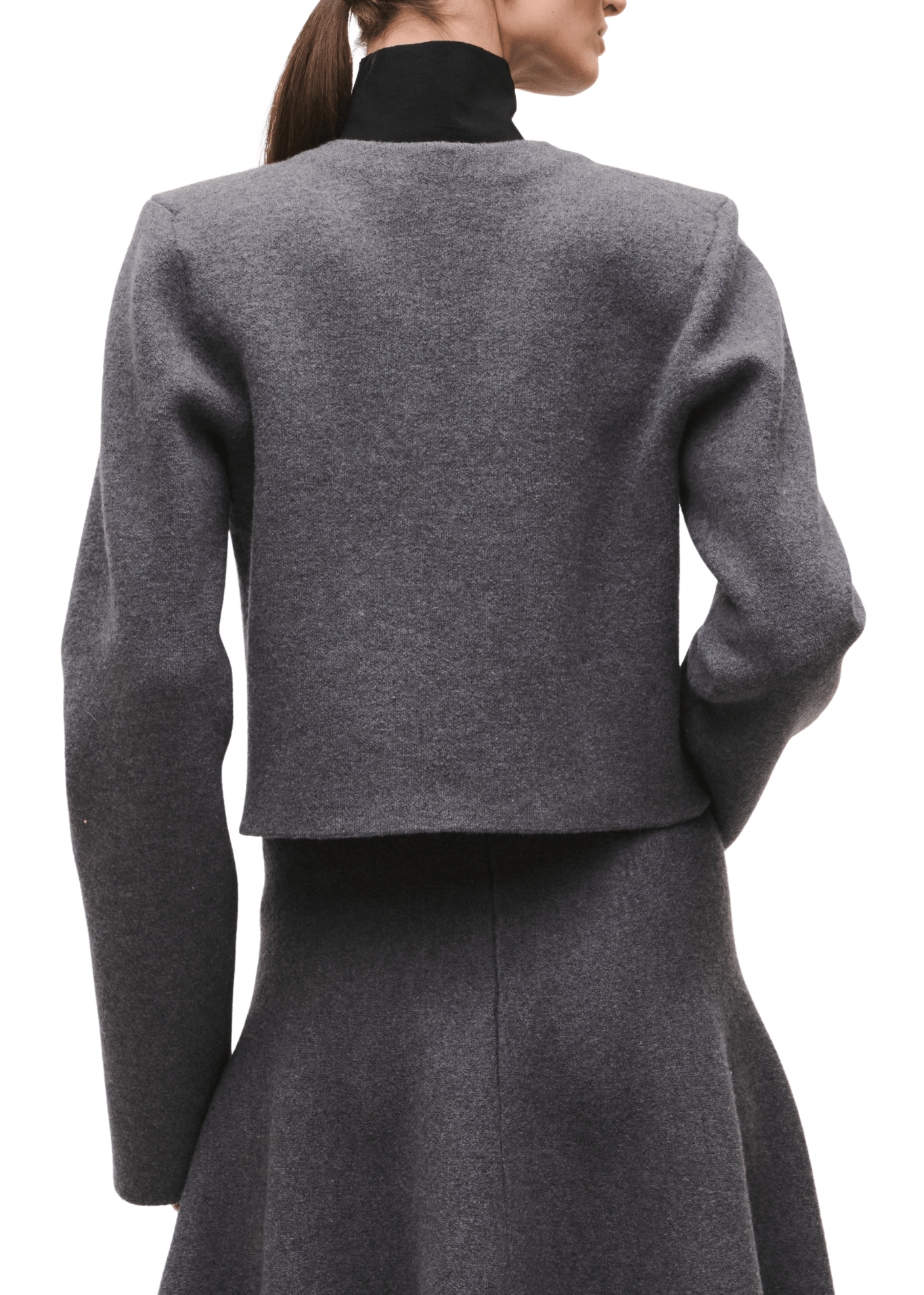 Brandon Maxwell Ryder Knit Jacket - Vermillion