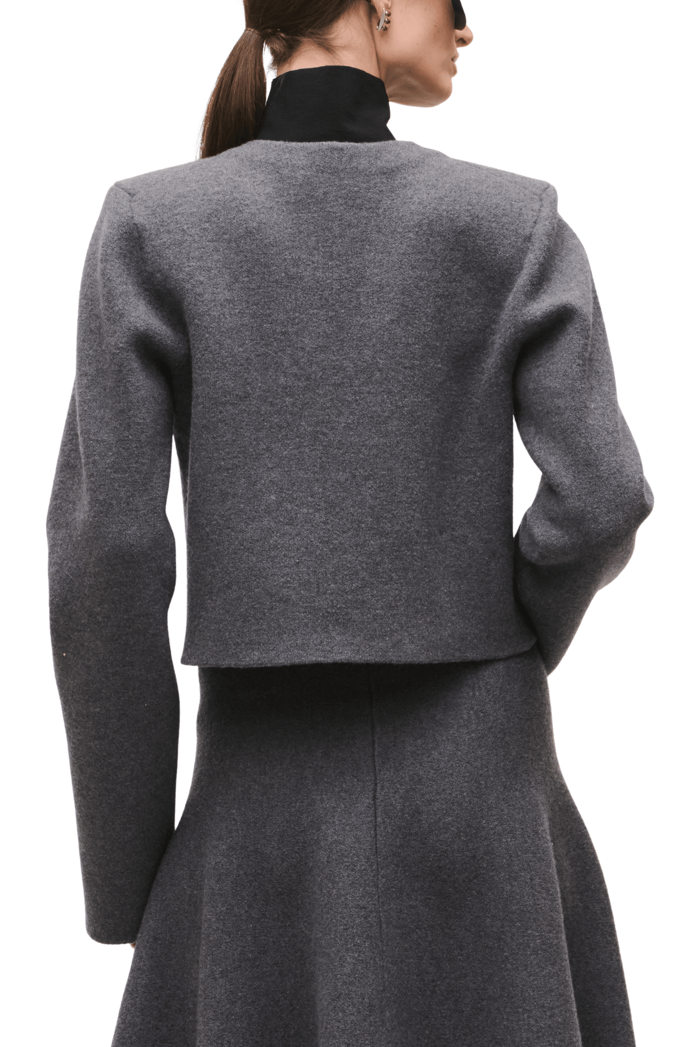 Brandon Maxwell Ryder Knit Jacket - Vermillion