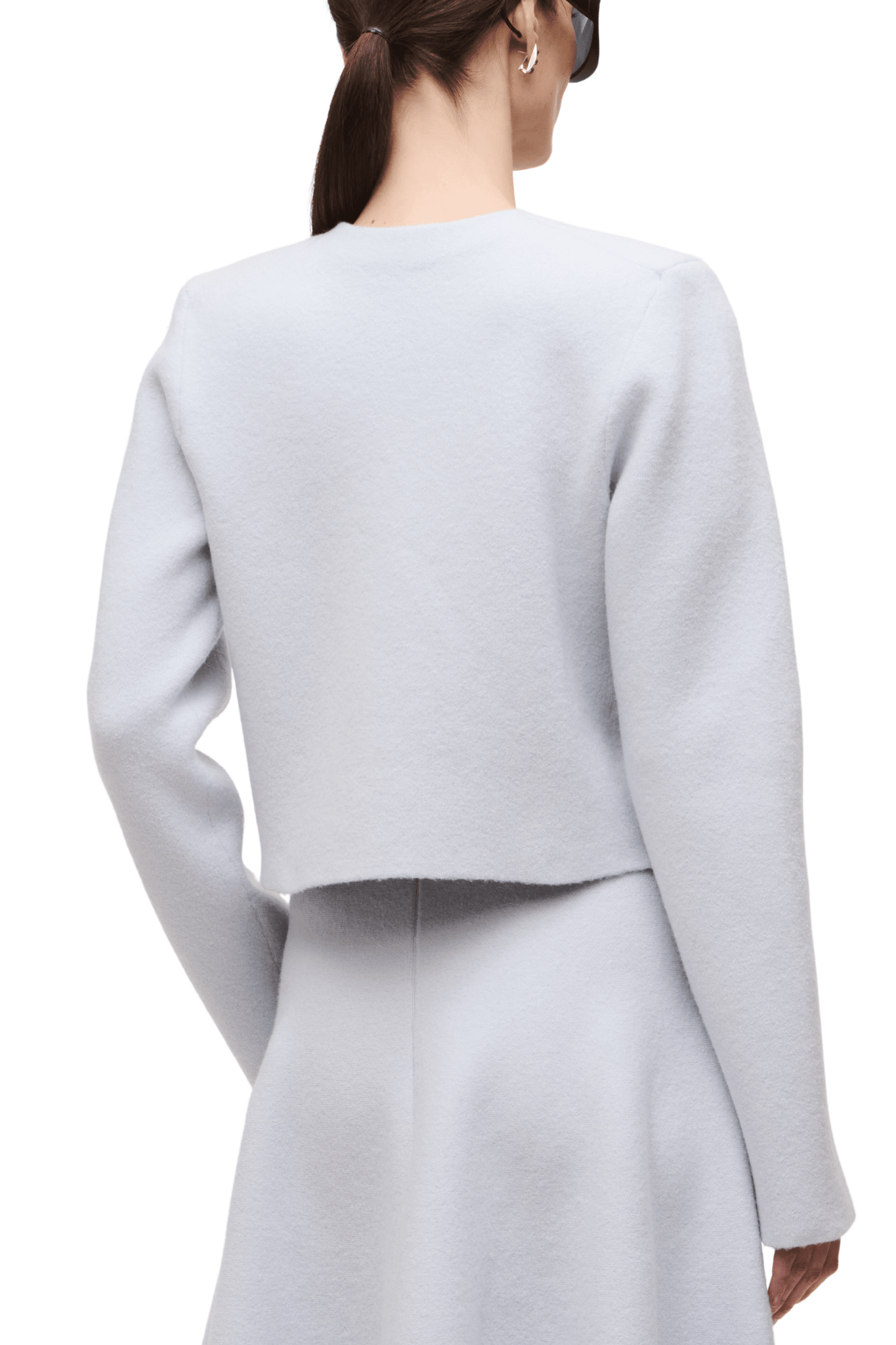 Brandon Maxwell Ryder Knit Jacket - Vermillion