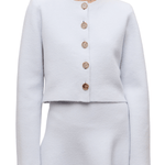 Brandon Maxwell Ryder Knit Jacket - Vermillion