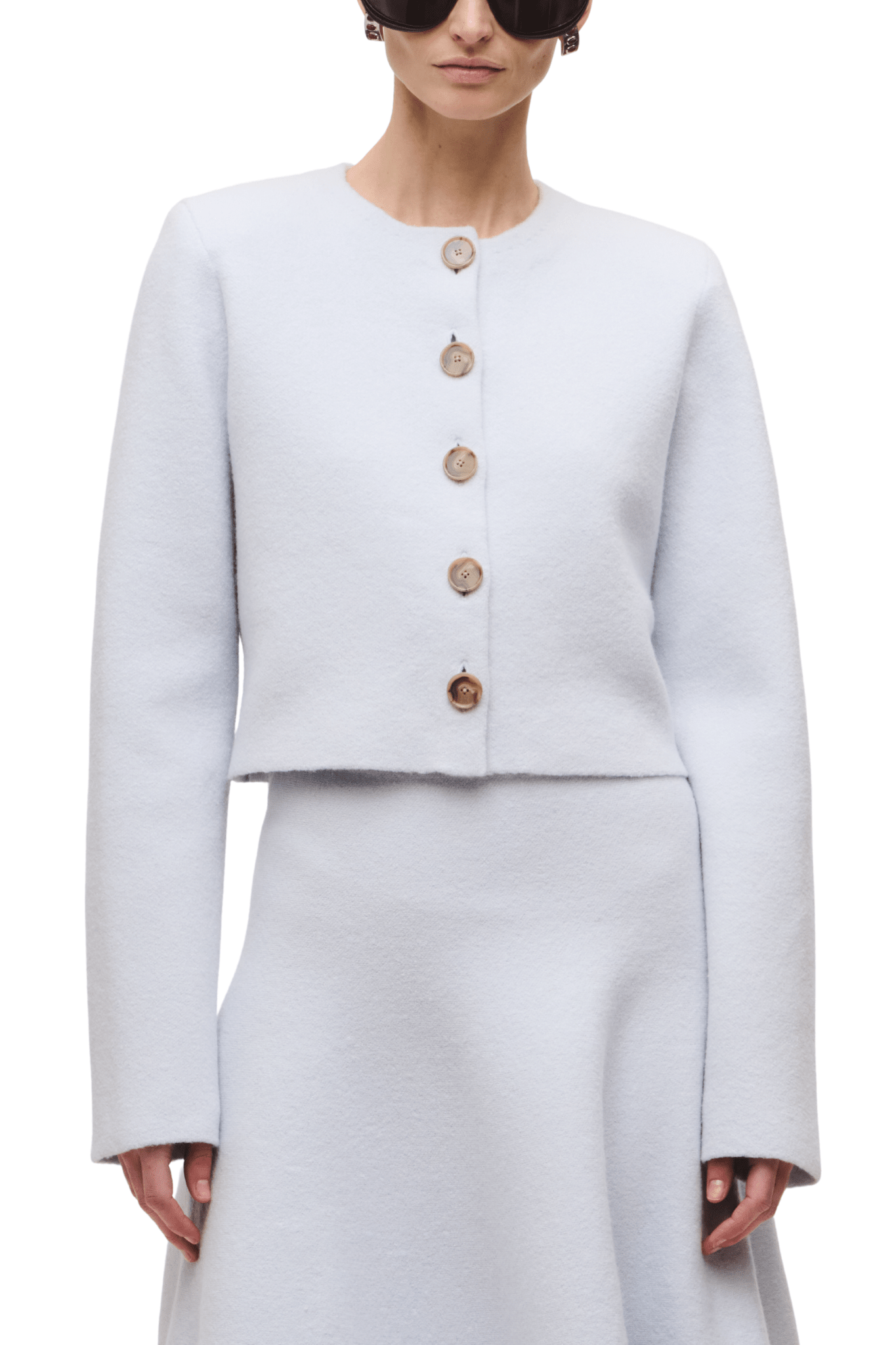 Brandon Maxwell Ryder Knit Jacket - Vermillion