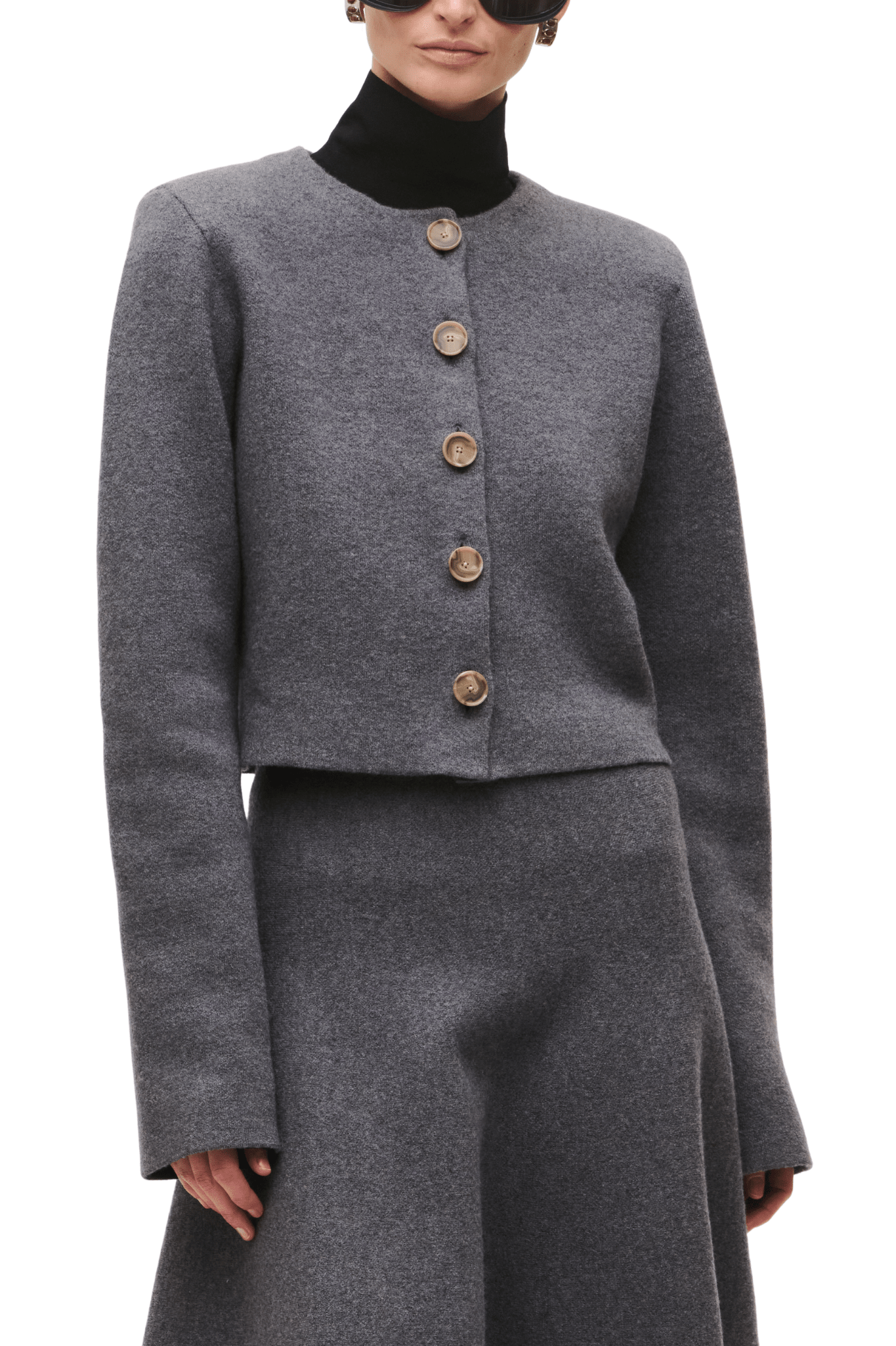 Brandon Maxwell Ryder Knit Jacket - Vermillion