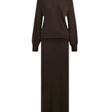 Brandon Maxwell Sabine Polo Dress - Vermillion