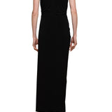 Brandon Maxwell Serena V - Neck Dress - Vermillion