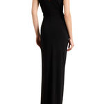 Brandon Maxwell Serena V - Neck Dress - Vermillion