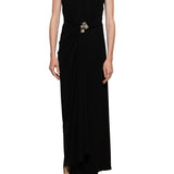 Brandon Maxwell Serena V - Neck Dress - Vermillion
