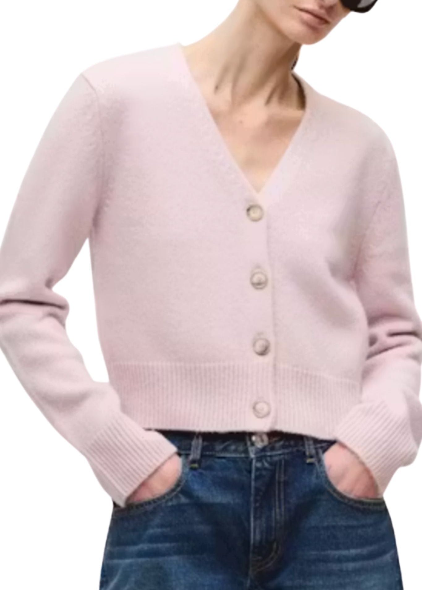 Brandon Maxwell Sloane Silk Cashmere Cardigan Sweater - Vermillion