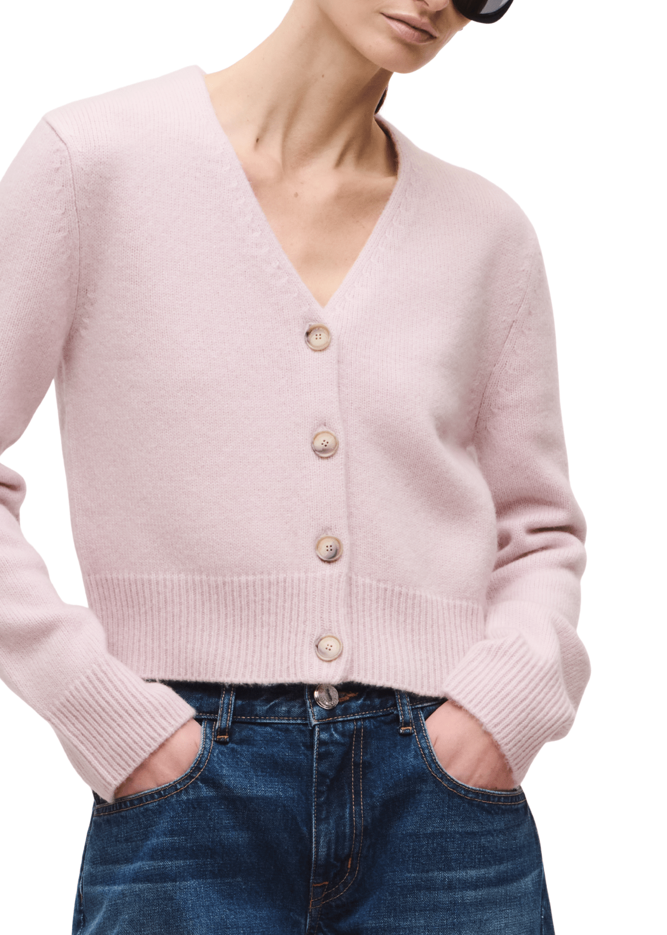 Brandon Maxwell Sloane Silk Cashmere Cardigan Sweater - Vermillion