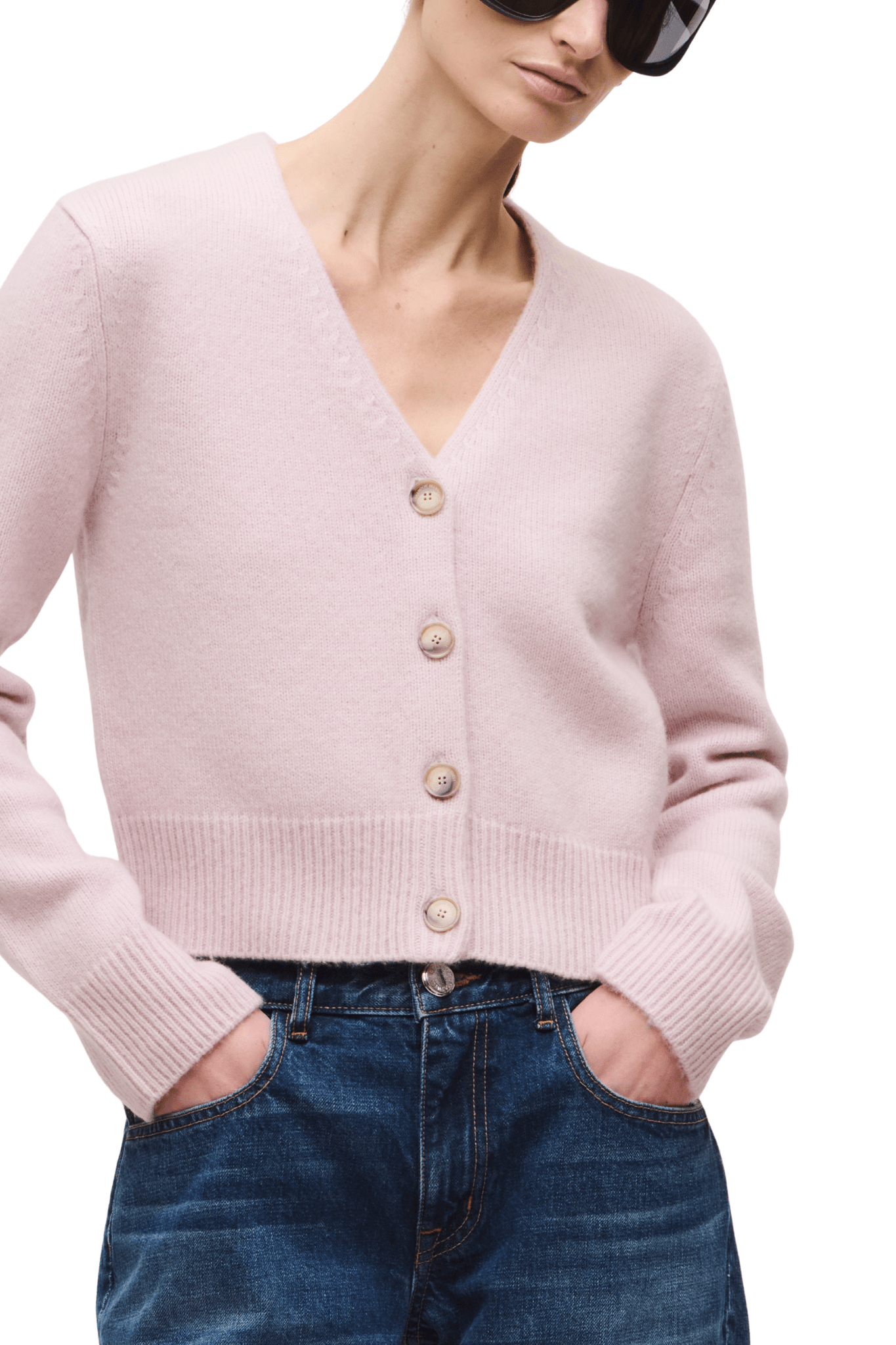Brandon Maxwell Sloane Silk Cashmere Cardigan Sweater - Vermillion