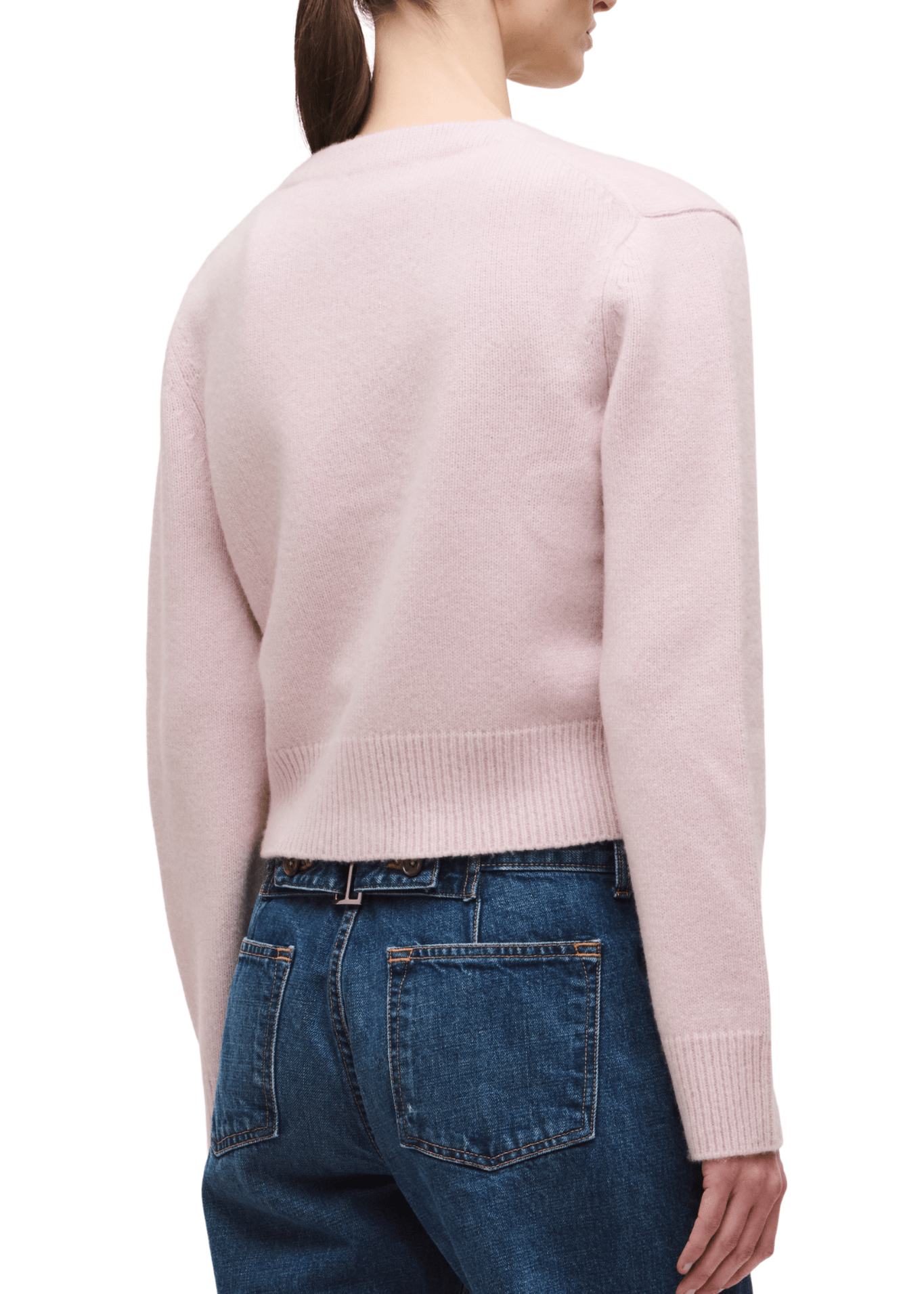 Brandon Maxwell Sloane Silk Cashmere Cardigan Sweater - Vermillion