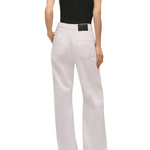 Brandon Maxwell Stevie Wide Leg Jean w/ Cargo Detail - Vermillion