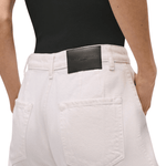 Brandon Maxwell Stevie Wide Leg Jean w/ Cargo Detail - Vermillion
