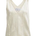 Brandon Maxwell The Drew Deep V Tank - Vermillion